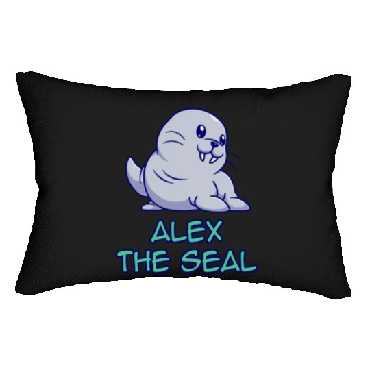 Alex The Seal Lumbar Pillows