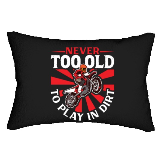 Dirt Bike Dirt Bike Riding Motocross Dirt Biking Lumbar Pillows