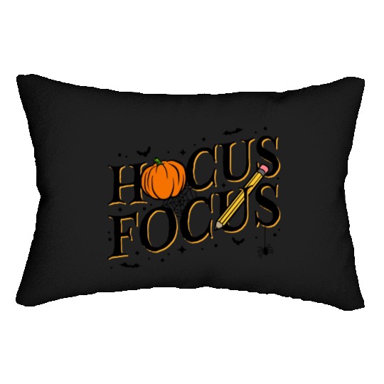 Funny Hocus Focus Teacher Appreciation Halloween Lumbar Pillows