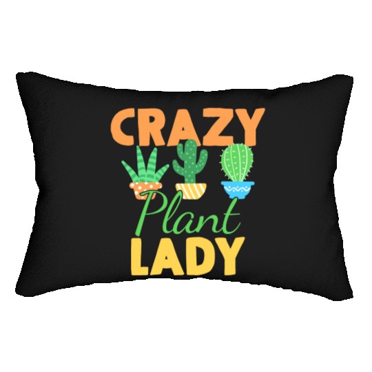 Plants Plant Lady Gardener Lumbar Pillows