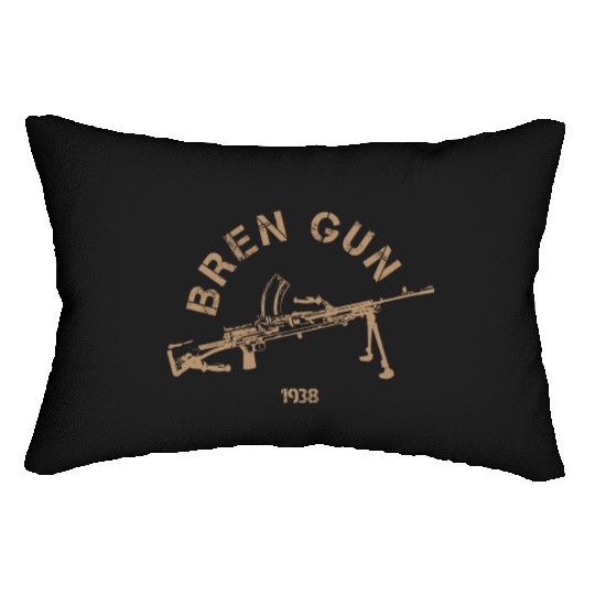 Bren Light Machine Gun | World War 2 Weapon Lumbar Pillows