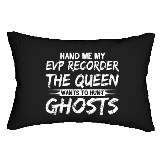 Paranormal Investigator Ghost Hunting Lumbar Pillows