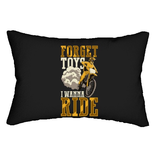 Dirt Bike Dirt Bike Riding Motocross Dirt Biking Lumbar Pillows