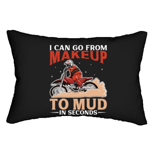 Dirt Bike Dirt Bike Riding Motocross Dirt Biking Lumbar Pillows