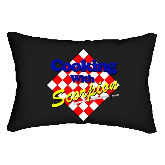 Cooking with Scorpion nature Lumbar Pillows