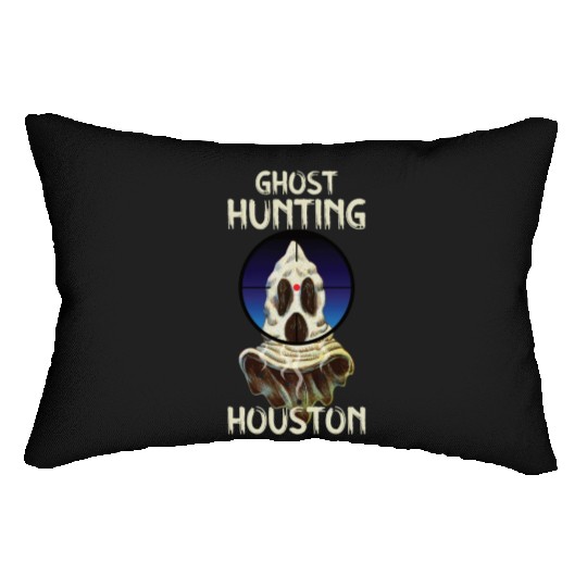 Paranormal Investigator Houston Ghost Hunter Ghost Lumbar Pillows