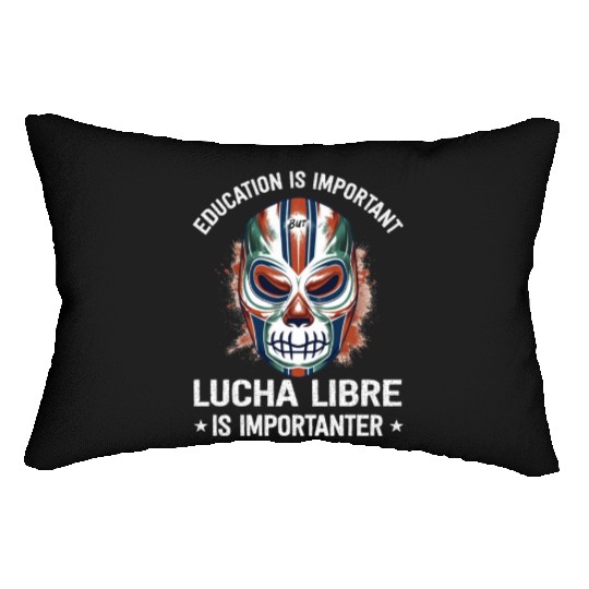 Lucha Libre Mexican Wrestling Mask Luchador Lumbar Pillows