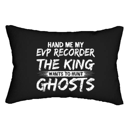 Paranormal Investigator Ghost Hunting Lumbar Pillows