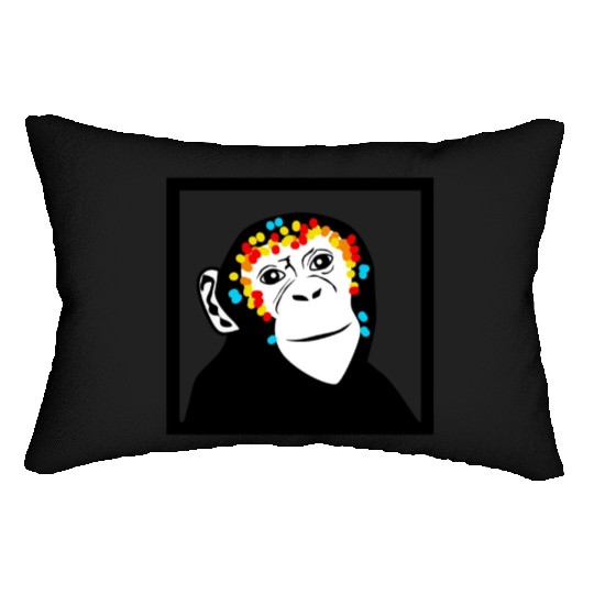 Monkey Face Monkey Monkey Lumbar Pillows