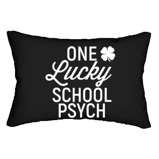 School Psychologist 80s green Lumbar Pillows