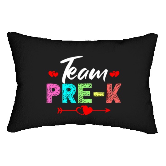 Team Pre K Teacher Lumbar Pillows