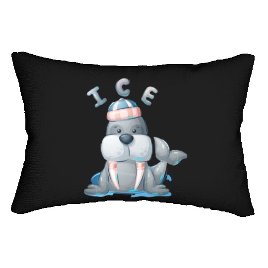 Snow seal Lumbar Pillows