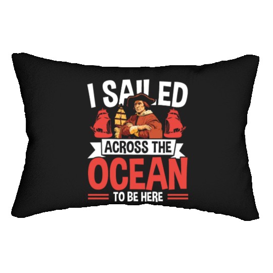 Christopher Columbus Italian American Columbus Day Lumbar Pillows