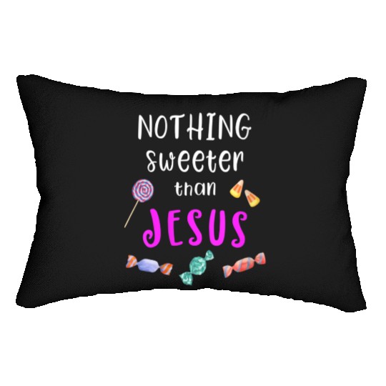 Christian , Jesus Trunk Or Treat Candy Lumbar Pillows