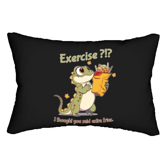 Exercise or extra fries? Lumbar Pillows