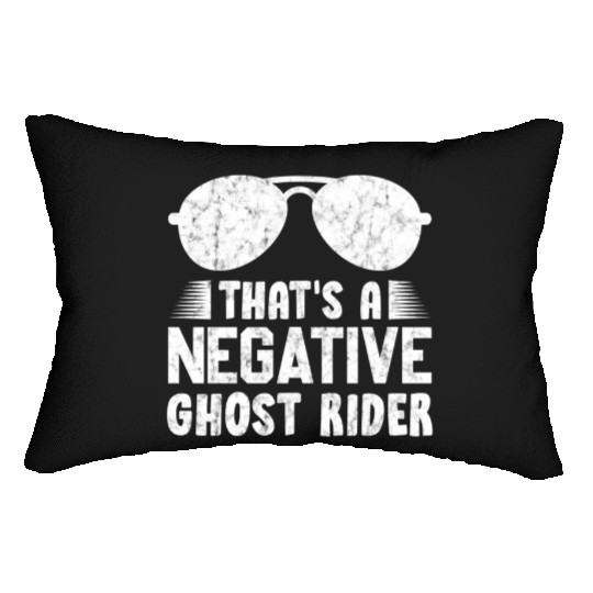 That'S A Negative Ghost Rider Pun For Movie Lumbar Pillows