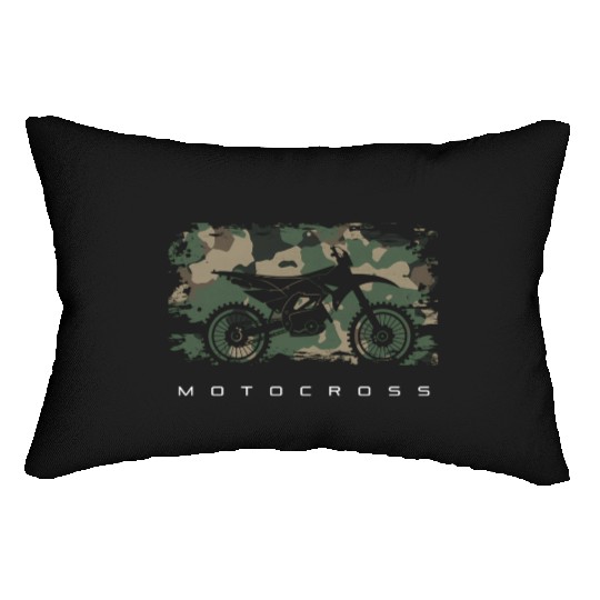 Motocross Dirt Bike Dirt Bike Motocross Lumbar Pillows