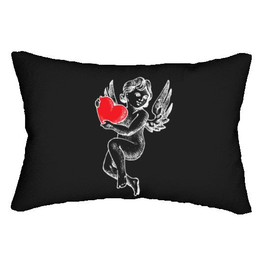 Cherub Baby Angel Christian Church Cupid He Lumbar Pillows