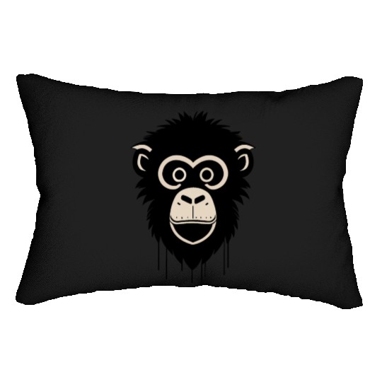 monkey face Lumbar Pillows