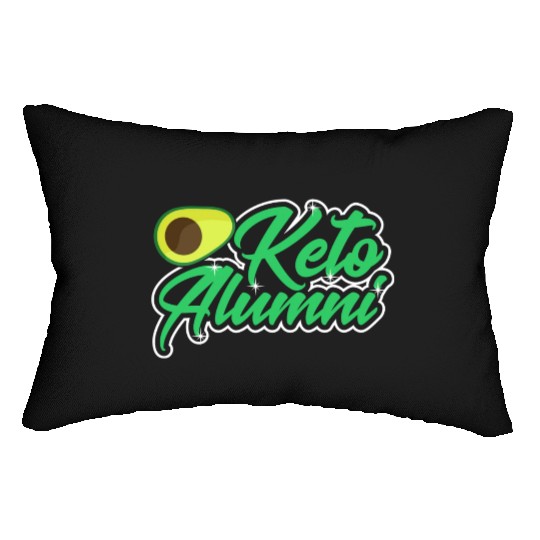 Avocado Lover Ketones Ketosis Diet Bacon Lover Lumbar Pillows