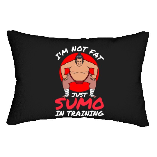 Sumo Wrestler Sumo Wrestling Lumbar Pillows