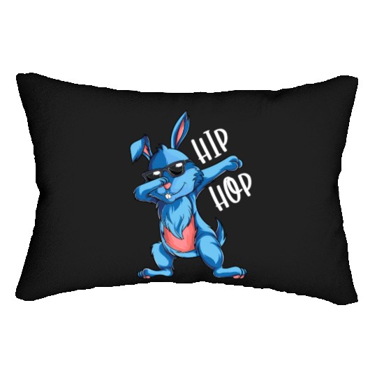 Hip Hop Dabbing Bunny Easter Day Lumbar Pillows