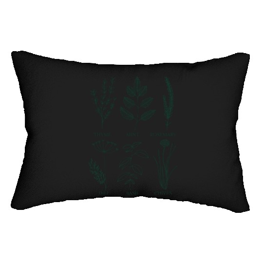 Herb Garden Lumbar Pillows