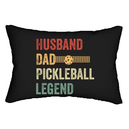 Husband Dad Pickleball Legend Lumbar Pillows