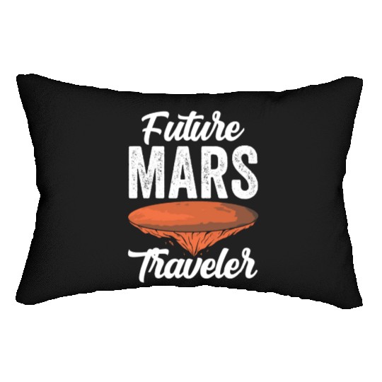 Future Mars Traveler Explorer Planet Space Lumbar Pillows