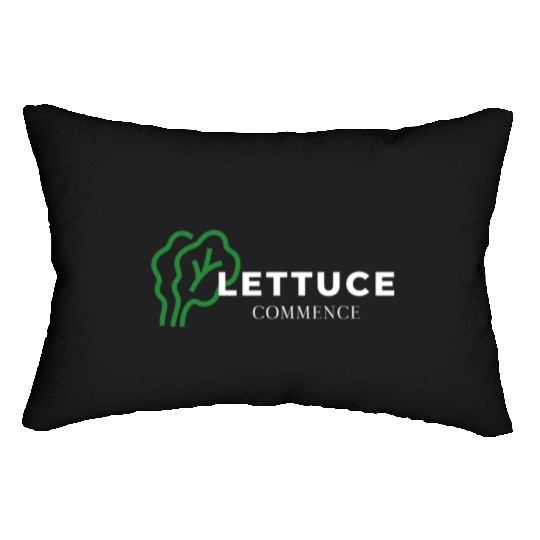 Lettuce Gardening Funny Saying Quote Lumbar Pillows