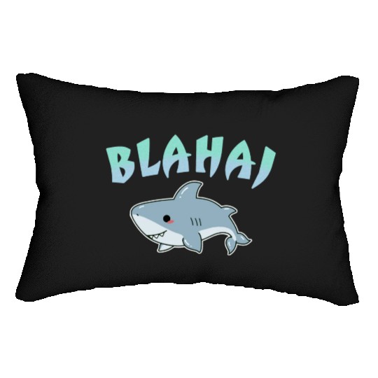 Blåhaj - Blahaj Love is Love LGBTQ + Pride Anime Lumbar Pillows