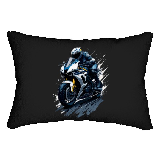 Sport Motorcycle Racing Lumbar Pillows