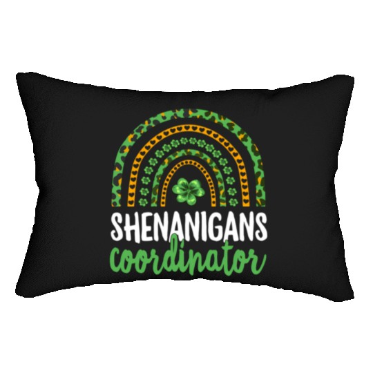 Shenanigans Coordinator Teacher St Patricks Day Lumbar Pillows