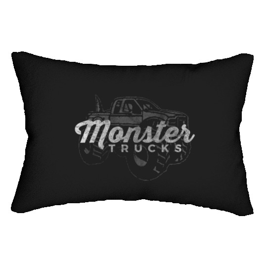 Monster Trucks Big Truck Lumbar Pillows