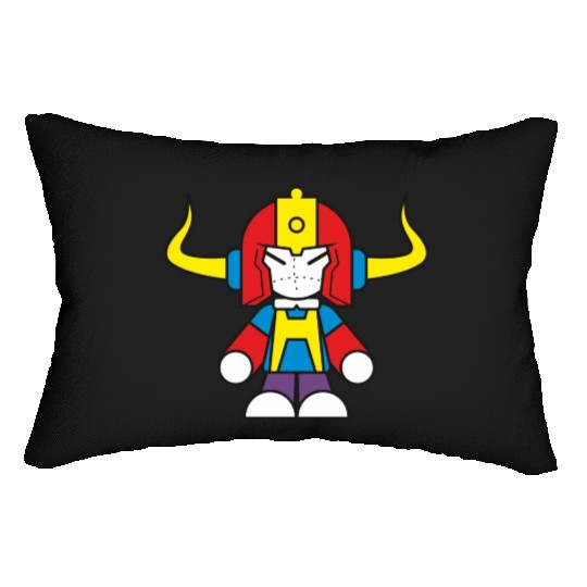 robot animation Lumbar Pillows