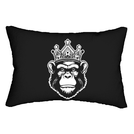 Ape Face Apes Apelike Jungle Primate Lumbar Pillows