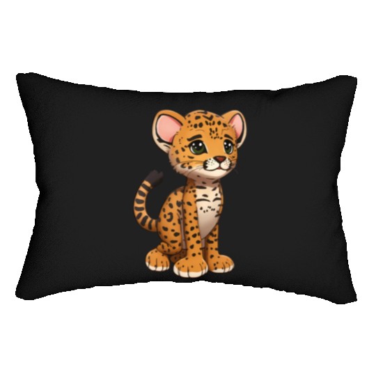 Totally cute cheetah Lumbar Pillows