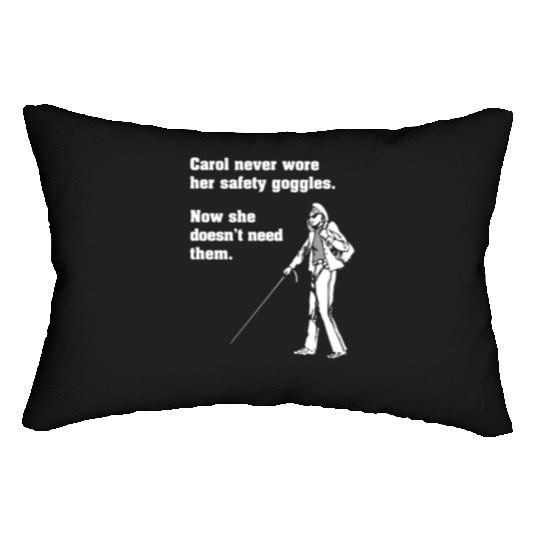 Carol Safety Goggles Science Chemistry Lumbar Pillows