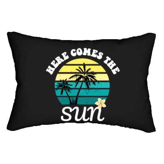 Here comes the sun Summer vacation Lumbar Pillows