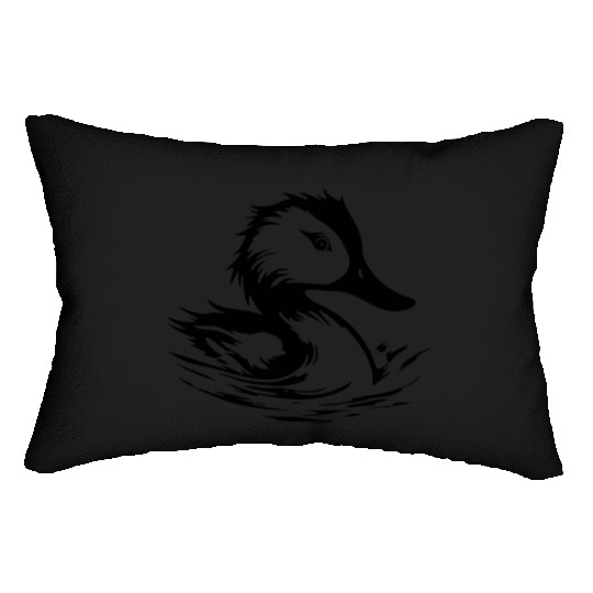 Duck Bird Nature Pond Lumbar Pillows