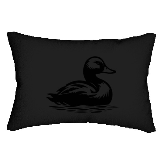 Duck Bird Nature Pond Lumbar Pillows