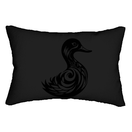 Duck Bird Nature Pond Lumbar Pillows