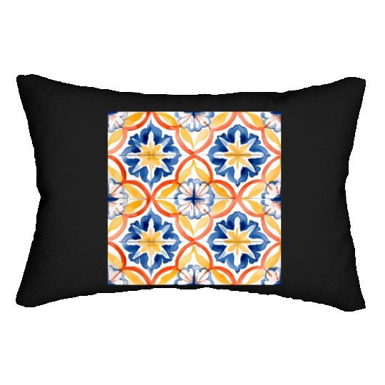 Detailed Summer Ceramic Collection 001 Lumbar Pillows