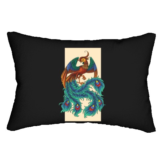 Design vector Illustration of Phoenix Lumbar Pillows