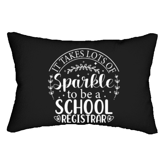 School Registrar Appreciation Back To School Schoo Lumbar Pillows