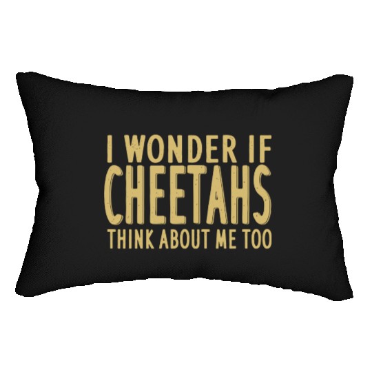 faster cheetah saying Lover Africa travel Lumbar Pillows