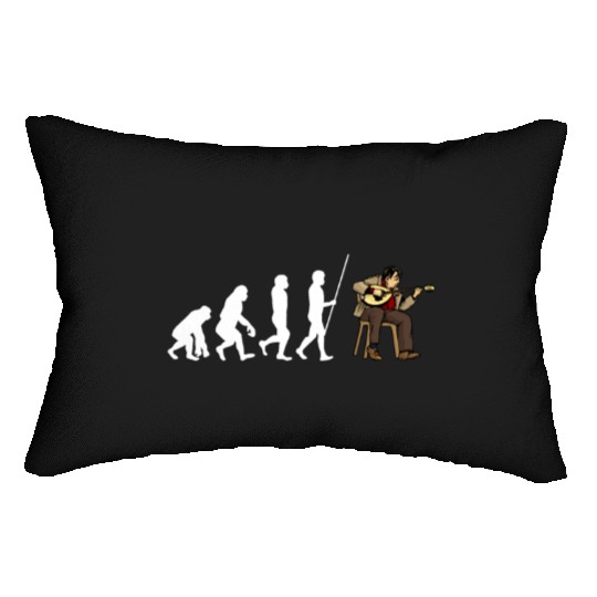 Irish Bouzouki Instrument Greek Lumbar Pillows