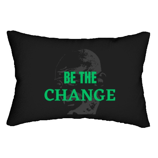 "Be the Change Lumbar Pillows: Inspire and Empower"