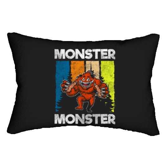 Monster Fright Character Monster Hunter Lumbar Pillows