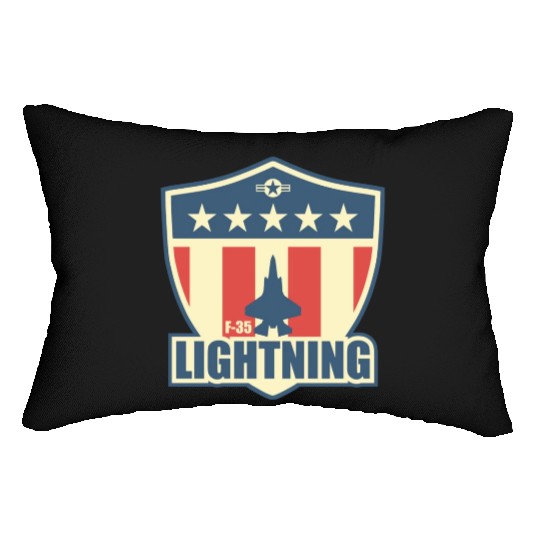 F35 Lightning boy Copy Copy Lumbar Pillows